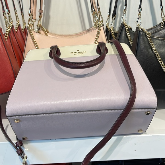 Kate Spade Madison Colorblock Saffiano Leather Medium Satchel
Lilac Moonligh
NWT - Picture 8 of 16
